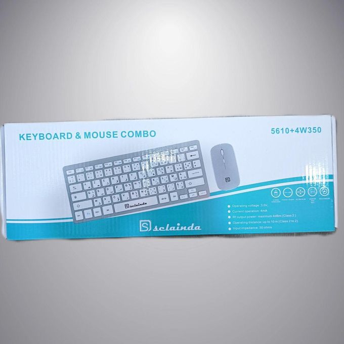 COMBO CLAVIER MOUSE OFFICE SCLAINDA 5610+4W350